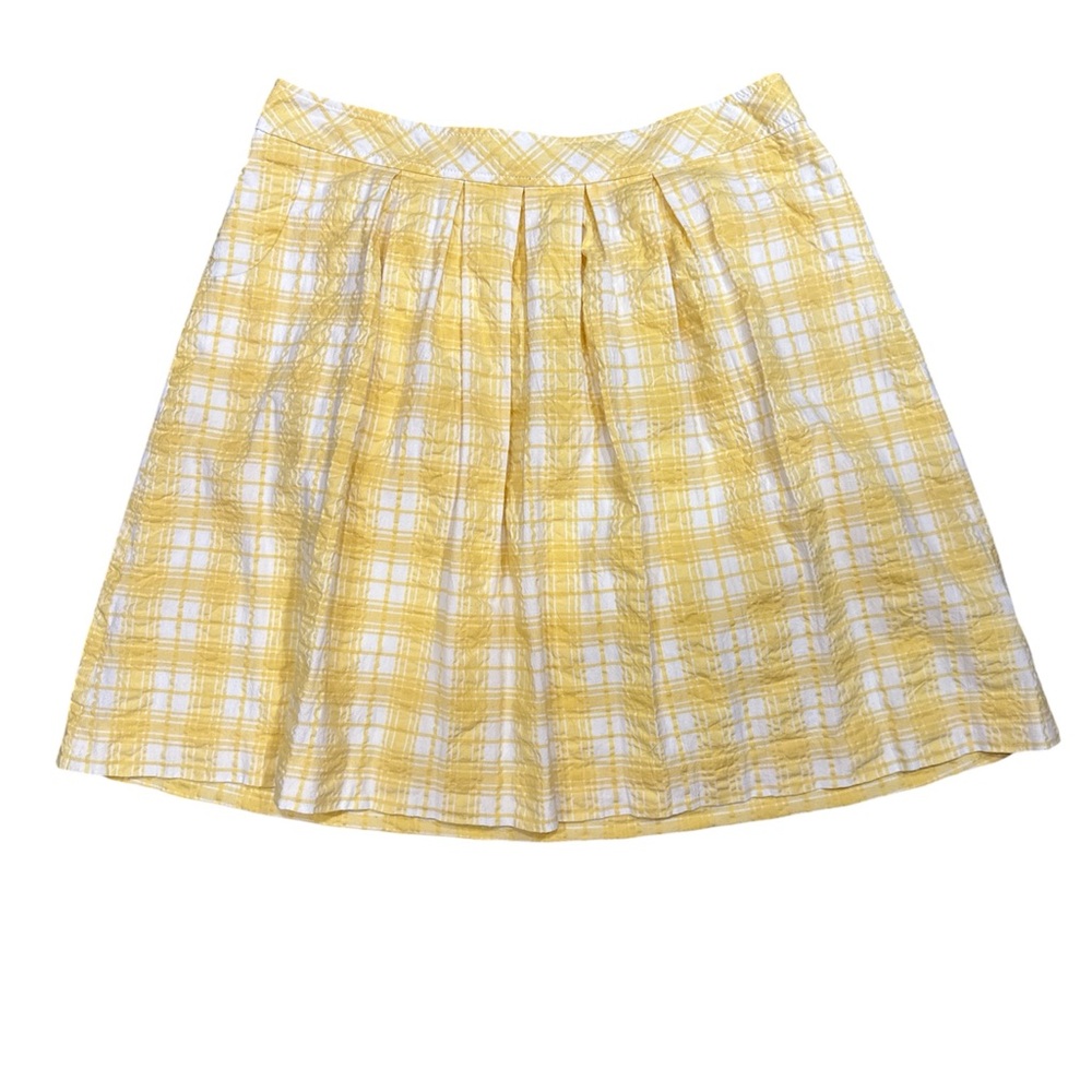 Lilly Pulitzer Gingham Skirts With Pockets. Size 14. 32” Waist 21” Length EUC